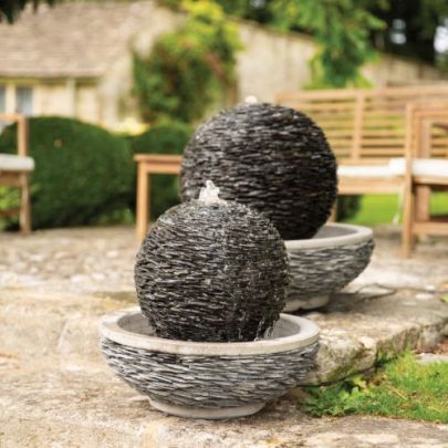 Woodlodge Large Lagoon Slate Modern Water Feature