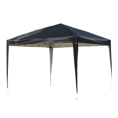 3 x 3 meter Garden Heavy Duty Pop Up Gazebo Marquee Party Tent Folding Wedding Canopy Black
