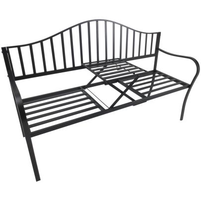 Metal Bench W & Table 160Lx53Wx95H cm