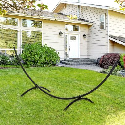 Outsunny 3(m) Universal Hammock Stand Metal Frame Garden Camping Picnic Outdoor Patio Replacement ? Stand Only
