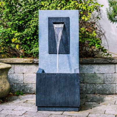 Ivyline Contemporary Grey Contemporary Water Feature