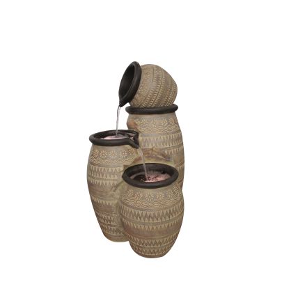 Mediterranean Pouring Bowls Traditional Water Feature