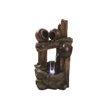 Nebraska Spilling Pots Traditional Water Feature