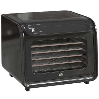 HOMCOM 35 70?C Six Tray Food Dehydrator Black