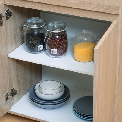  Kitchen Island Shelves Rolling Wheels Kitchen Cart,78Wx39.5Dx88.5H cm-Oak/Black