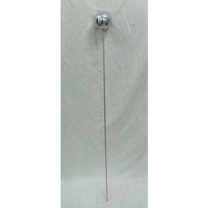 Garden Stainless Steel Decoration - 30cm Sphere on Stick