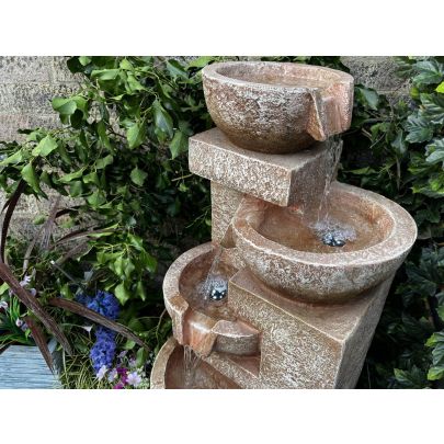 Sparkling Bowls Modern Water Feature