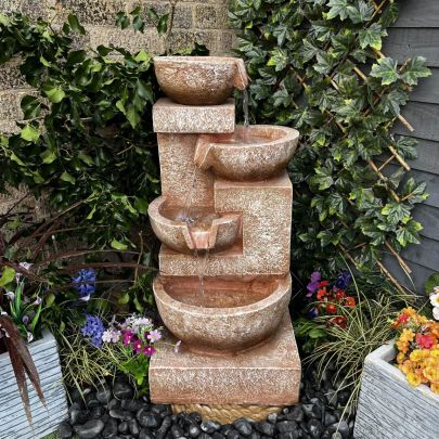 Sparkling Bowls Modern Water Feature