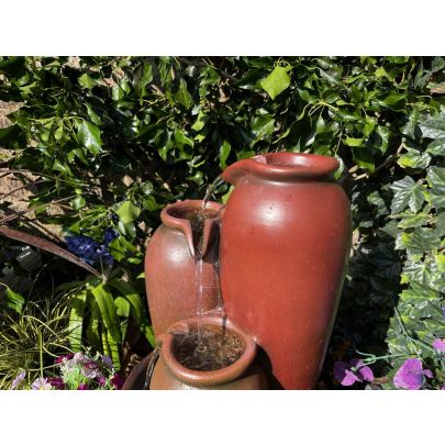 3 Pouring Urns Traditional Water Feature