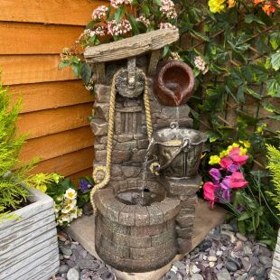 Rustic Jug Traditional Water Feature Water Feature