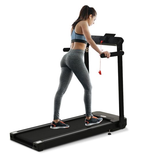 Slow Jogging Machine Buy 600W Foldable Steel Motorised Treadmill Running Machine W/Safety ...