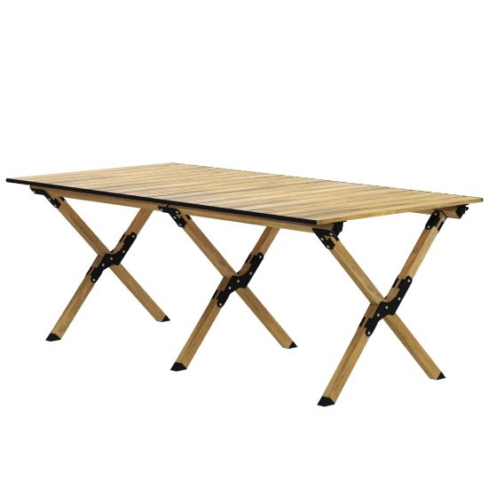 Buy Outsunny Portable Camping Table, 4ft Aluminium Folding Table with ...