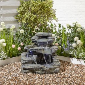 Brecon Falls Rock Effect Solar Water Feature