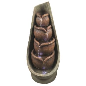 Stone Surround Pouring Pots Traditional Water Feature
