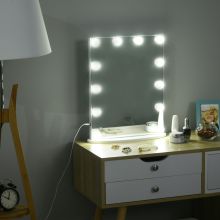  Hollywood Vanity LED Mirror Dimmable Illuminated Lights White 42cm x 14cm