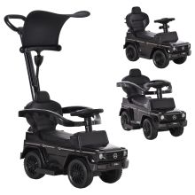  Benz G350 Ride-On Push Along Car Sliding Walker Floor Slider Stroller Toddler Vehicle, Black