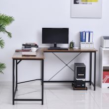  Corner L-Shape Computer Desk PC Workstation Writing Gaming Table Home Office