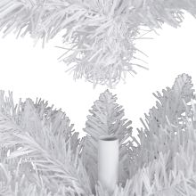  5.9ft Artificial PVC Slimline Christmas Tree White