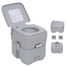  Portable Camping Toilet Potty Mobile Toilet-Grey