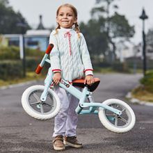 HOMCOM Toddler Balance Bike No Pedal Walk Training Blue