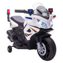 Kids 6V Electric Pedal Motorcycle Ride-On Toy Battery 18-48 months White
