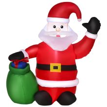  Inflatable Blow up Christmas Santa Claus 120cm LED