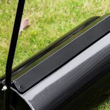 DURHAND Heavy Duty Lawn Roller, 67Lx32Wx105H cm, Steel-Black 