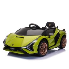  Lamborghini SIAN 12V Kids Electric Ride On Car Toy w/ Remote Control Green
