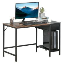  Computer Desk, Home Office Workstation w/ CPU Stand and Storage Drawer