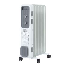  2180W Oil Filled Radiator, 9 Fins, Portable Heater w/ Timer, Thermostat Control