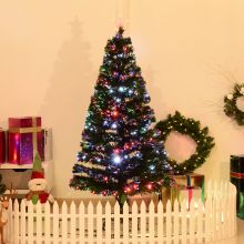  5ft 150cm Fibre Optic Artificial Christmas Tree W/ Multi colour LED Lights-Green