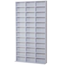  195Hx102Wx23.5D cm Wooden Bookcase-White