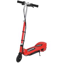 HOMCOM Folding Electric Kids Scooter Ride on Age 7-14, Red/Black