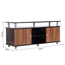  Particle Board TV Stand Media Centre Unit Wood Tone