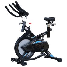  Stationary Exercise Bike Upright Training Bicycle Cardio Indoor Workout, Black