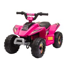 HOMCOM 6V Kids Electric Ride on Car Forward Reverse Functions for 3-5 Years Old Pink