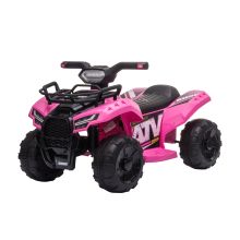HOMCOM Kids Ride-on Four Wheeler ATV Car with Real Working Headlights for 18-36M