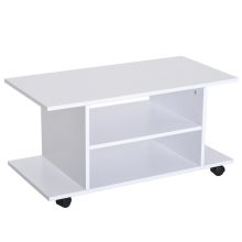  Modern TV Cabinet Stand Storage Shelves Table Bookcase White