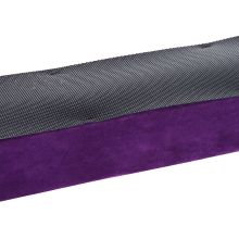  Suede Upholstered Wooden Folding Balance Beam Trainer Purple