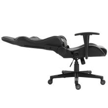 Vinsetto PU Leather Ergonomic Racing Chair w/ Adjustable Pillow Black
