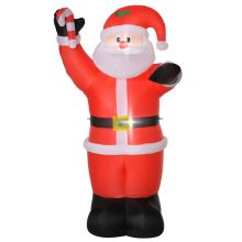  Inflatable Air Blown Christmas Santa Claus 240cm W/LED