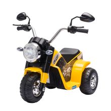  Kids 6V Electric Motorcycle Ride-On Toy Battery 18 - 36 Months Yellow