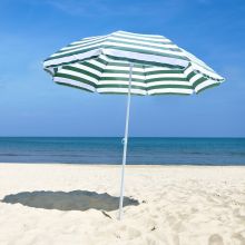 Outsunny Large 1.8m Patio Garden Beach Sun Crank Umbrella Sunshade Folding Tilt Crank Parasol