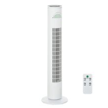  Tower Fan with 3 Speed 3 Mode 10h Timer 70° Oscillation LED Remote Controller