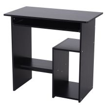  Computer Desk, 80Lx45Wx73.5H cm, Particle board-Black 