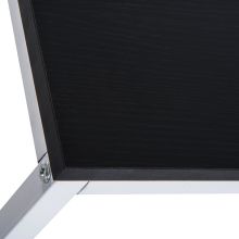  Computer Workstation Metal Frame-White/ Black Colour