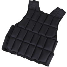  15kg Adjustable Metal Sand Weight Vest Black
