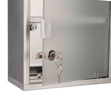  Stainless Steel Wall Mounted Medicine Cabinet-Silver
