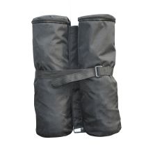 4 Pc Gazebo Sand Bag Weight Set Black