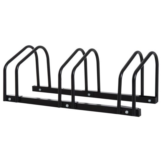 HOMCOM Bike Stand Parking Rack Floor or Wall Mount Bicycle Cycle ...